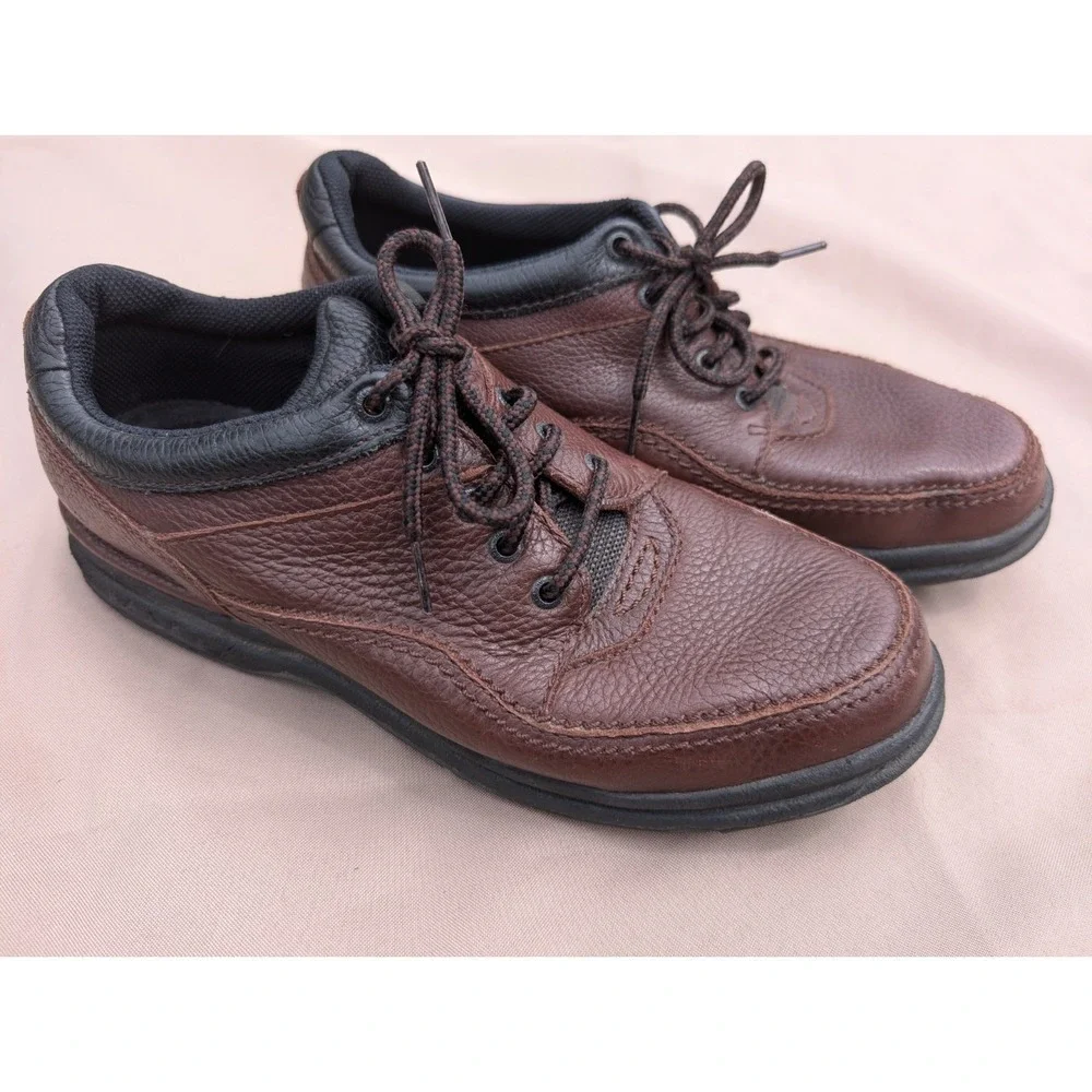 ROCKPORT Brown Leather Casual Shoes Mens Size US 10M EUR 44